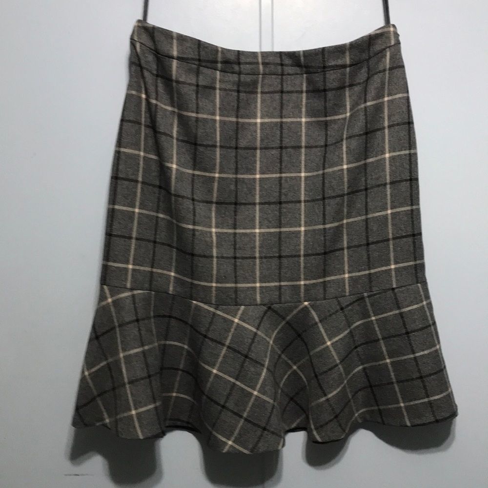 Fit & Flare High Waisted Mid Rise Midi Skirt